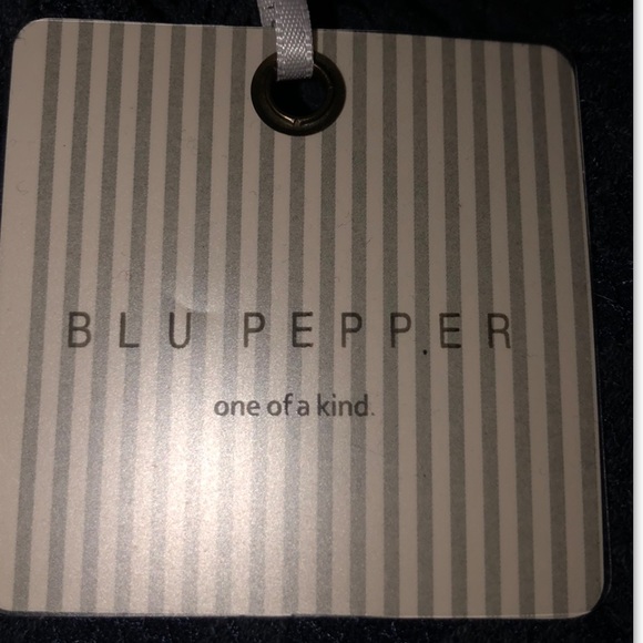 NWT Anthropologie Blu Pepper Navy Lace Tunic Dress Top Bell Sleeves Women L Boho - Picture 7 of 9